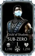 Sub-Zero Circle of Shadow