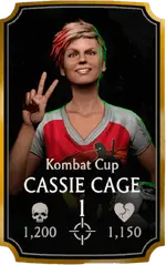 Cassie Cage Kombat Cup