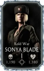 Sonya Blade Kold War