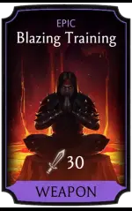 Blazing Training