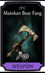 Matokan Bear Fang