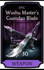 Wushu Master's Guandao Blade