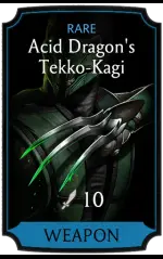 Acid Dragon's Tekko-Kagi