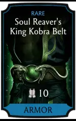 Soul Reaver's King Kobra Belt