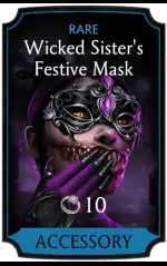 Wicked Sister's Festive Mask