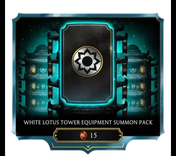 White Lotus Tower Equipment Summon Pack