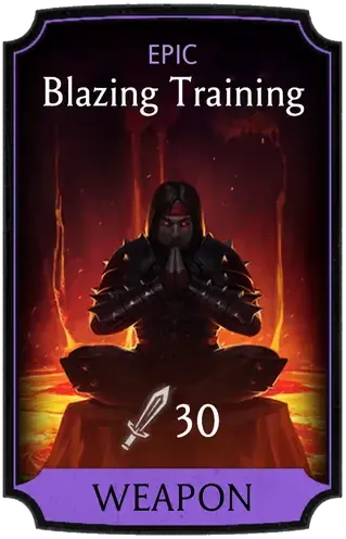 Blazing Training