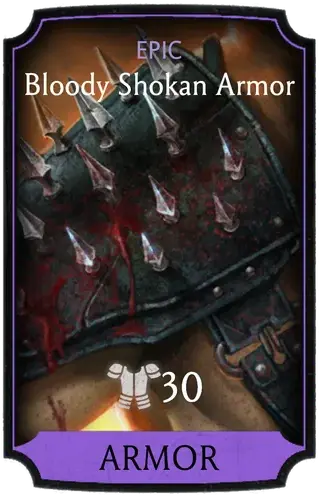 Bloody Shokan Armor