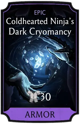 Coldhearted Ninja’s Dark Cryomancy