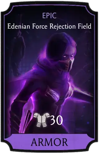 Edenian Force Rejection Field