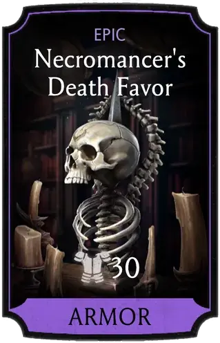 Necromancer's Death Favor