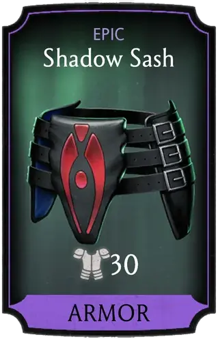 Shadow Sash