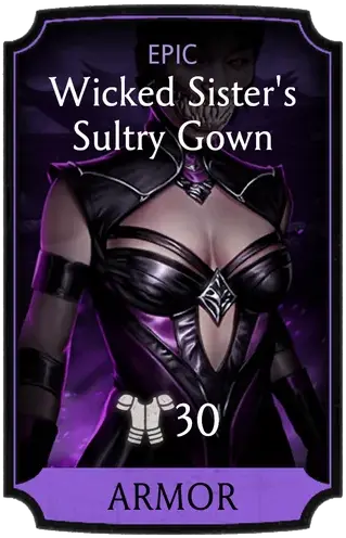 Wicked Sister's Sultry Gown