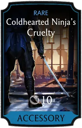 Coldhearted Ninja's Cruelty