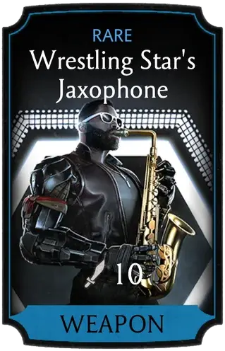 Wrestling Star's Jaxophone