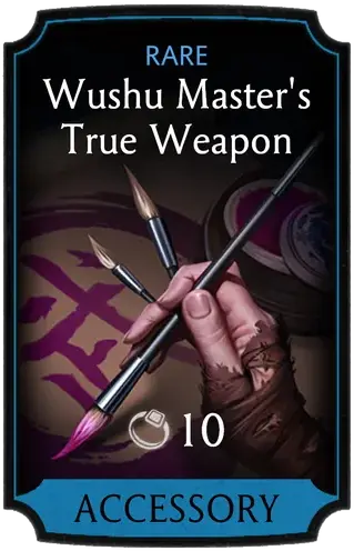 Wushu Master's True Weapon