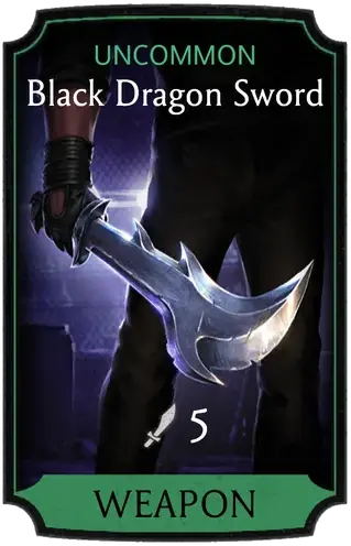 Black Dragon Sword