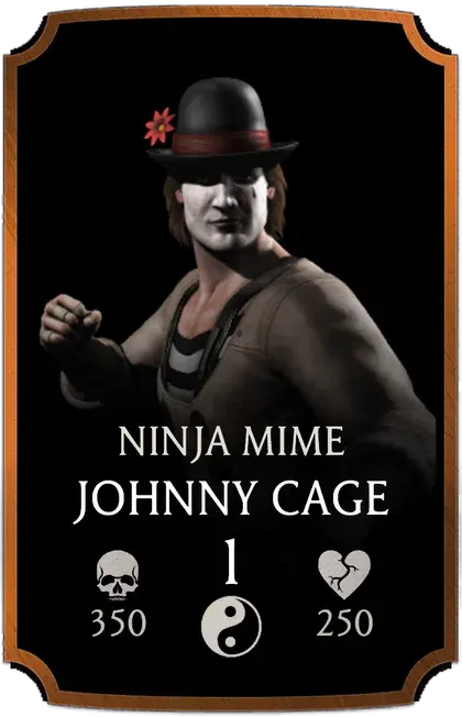 Johnny Cage Ninja Mime