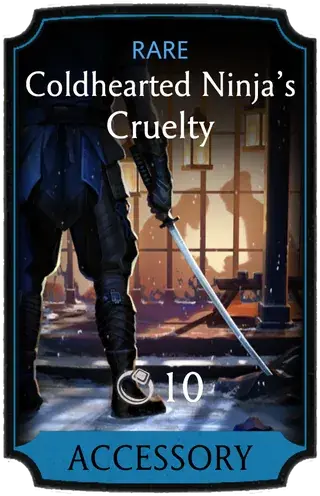 Coldhearted Ninja's Cruelty
