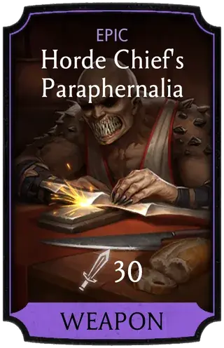 Horde Chief's Paraphernalia