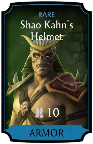 Shao Kahn's Helmet