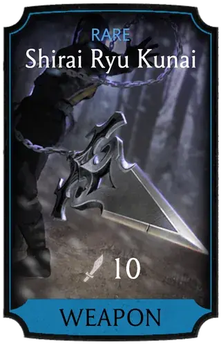 Shirai Ryu Kunai