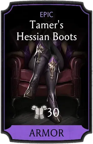 Tamer's Hessian Boots