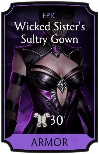 Wicked Sister's Sultry Gown