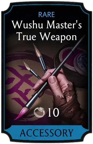Wushu Master's True Weapon