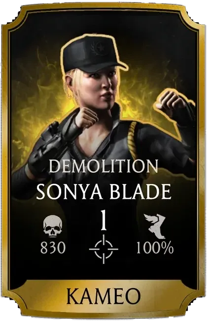 Sonya Blade - Demolition