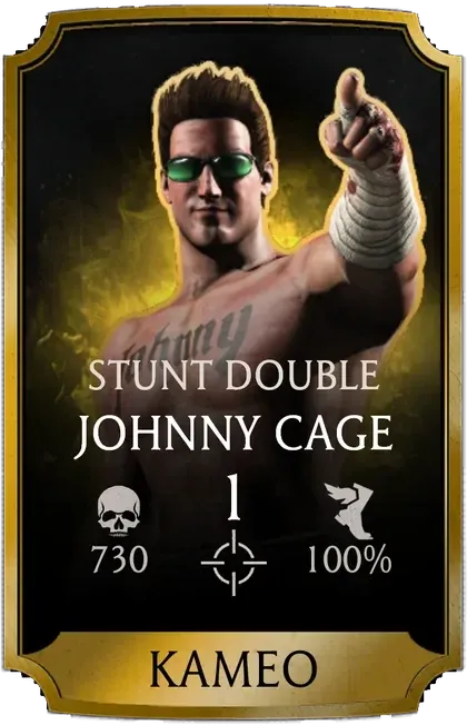 Johnny Cage - Stunt Double