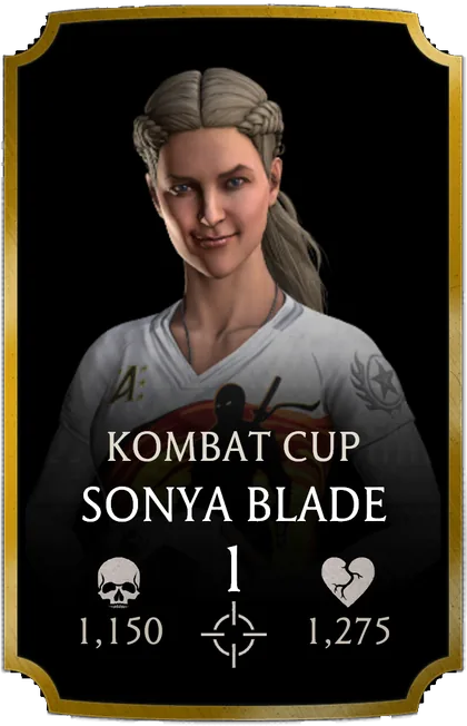 Sonya Blade Kombat Cup