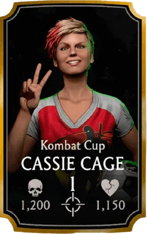 Cassie Cage Kombat Cup