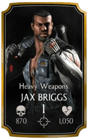 Jax Briggs Heavy Weapons
