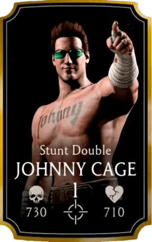 Johnny Cage Stunt Double