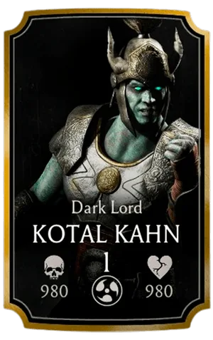 Kotal Kahn Dark Lord