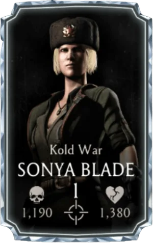 Sonya Blade Kold War