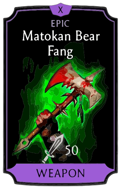 Matokan Bear Fang