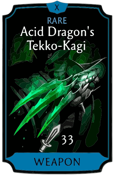 Acid Dragon's Tekko-Kagi