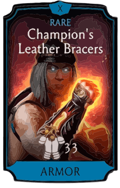 Champion's Leather Bracers