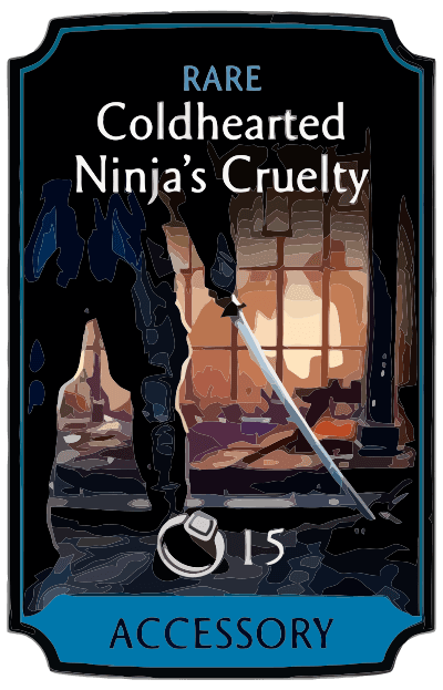 Coldhearted Ninja's Cruelty