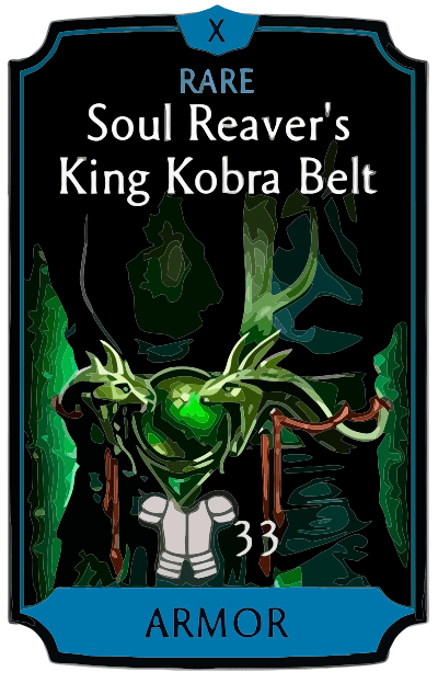 Soul Reaver's King Kobra Belt