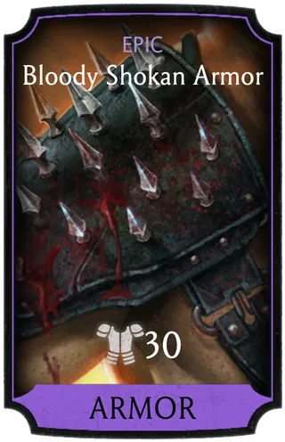 Bloody Shokan Armor
