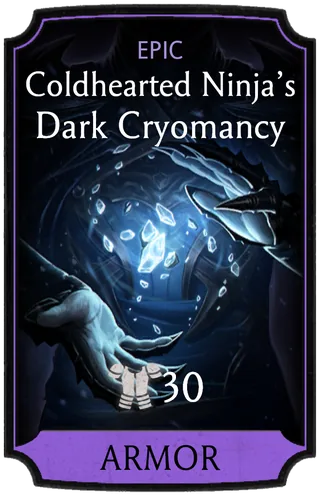 Coldhearted Ninja’s Dark Cryomancy