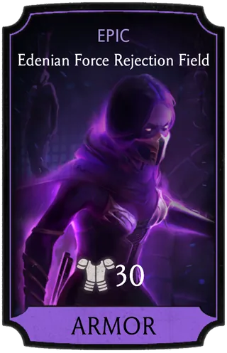 Edenian Force Rejection Field