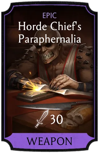 Horde Chief's Paraphernalia