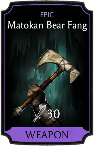 Matokan Bear Fang