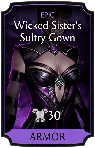 Wicked Sister's Sultry Gown