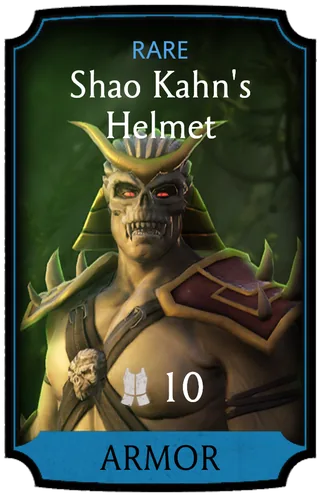 Shao Kahn's Helmet