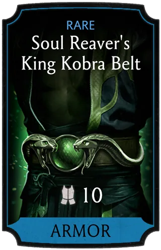 Soul Reaver's King Kobra Belt